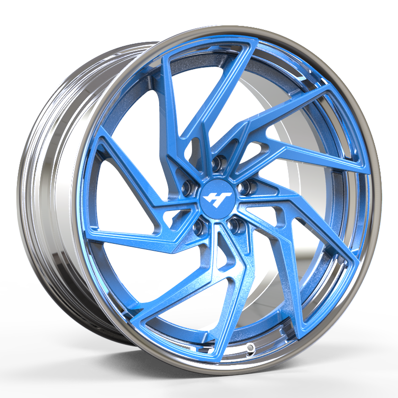 18-24 inch blue forged and coutom wheel rim