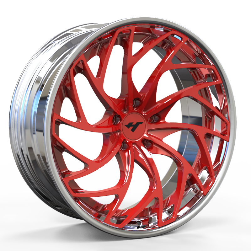 18-24 inch chrome + red face forged and coutom wheel rim