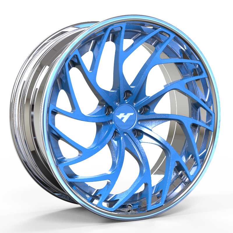 18-24 inch chrome + blue forged and coutom wheel rim