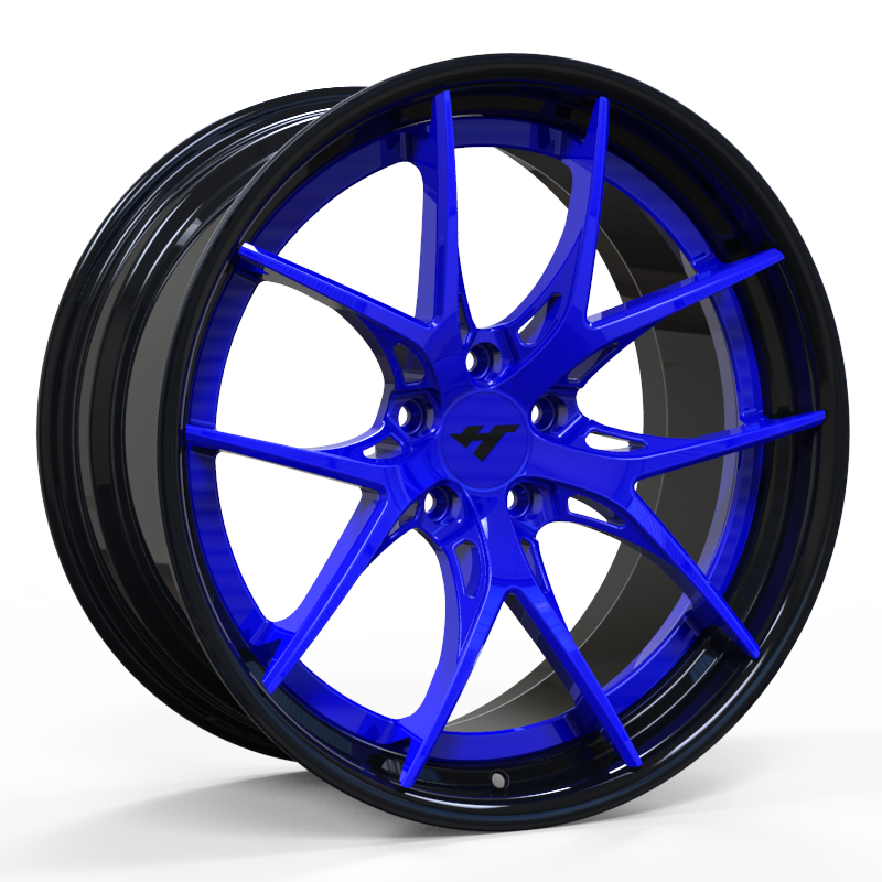 18-24 inch Black / Blue Face forged and coutom wheel rim