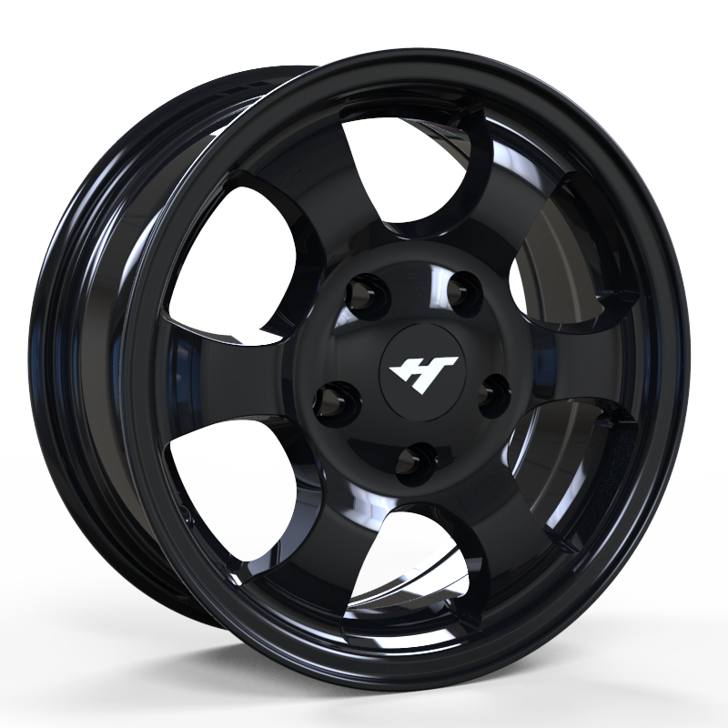 14X6.0 inch Black wheel rim