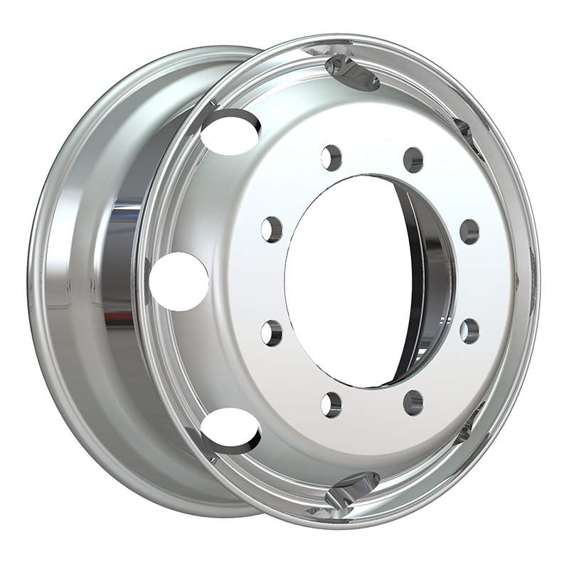 19.5X7.5 inch silver truck wheel rim